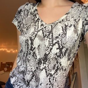Snake skin pattern shirt